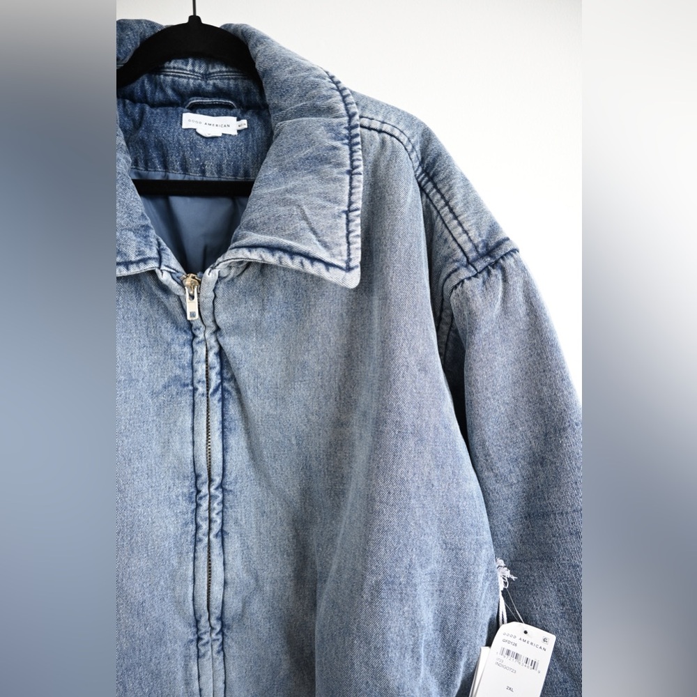 Good American Denim Bomber - Picture 5 of 9